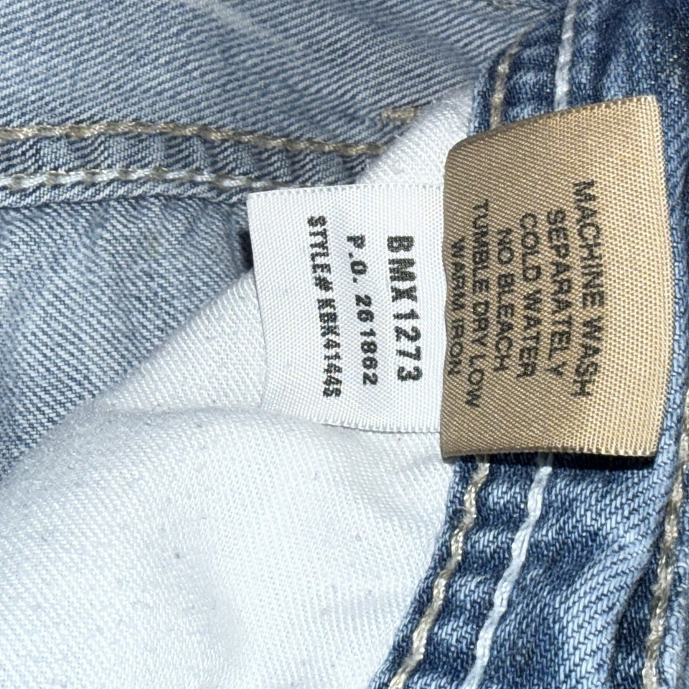 BKE Jeans Mens 34x30 Tyler Bootcut Distressed Whiskered Western Cowboy Buckle - Picture 16 of 16